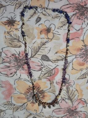 Handcrafted Gemstone Necklace With Buddha Heads